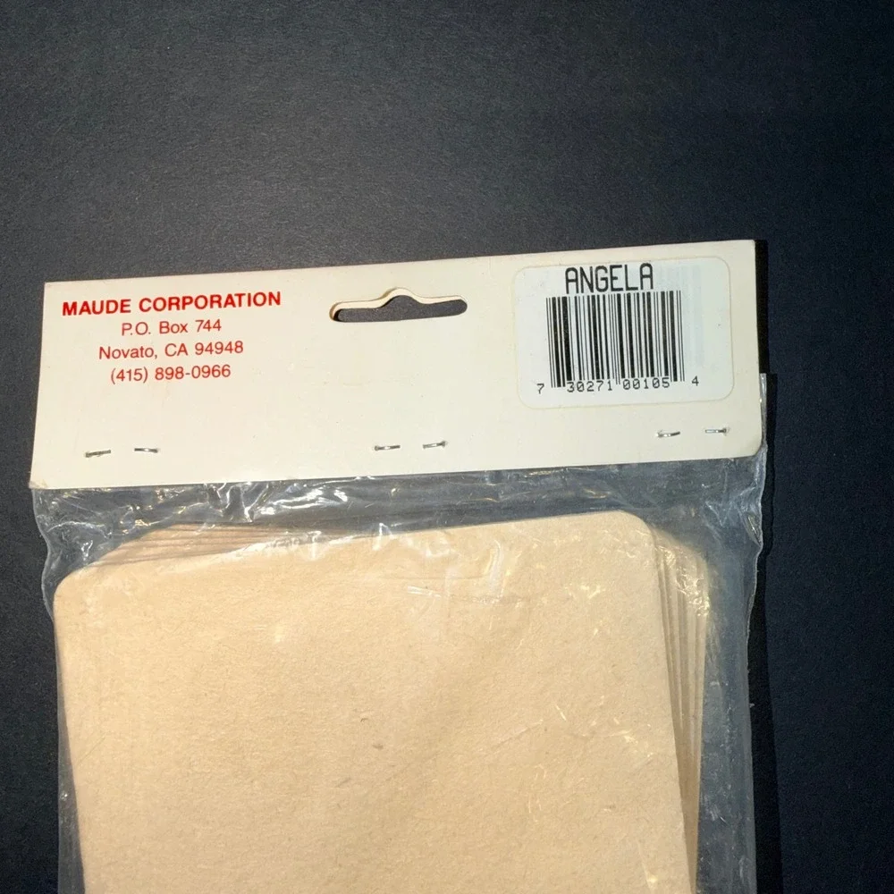 Vintage Maude Corp Angela's Place Beverage Coasters Set New Sealed Made in USA